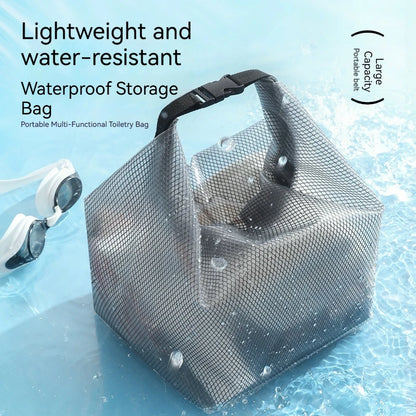 Large Capacity Waterproof Storage Bag Buggy Bag Travel Makeup Portable Storage Bag Outdoor Fitness Clothing Swimming Wash Bag
