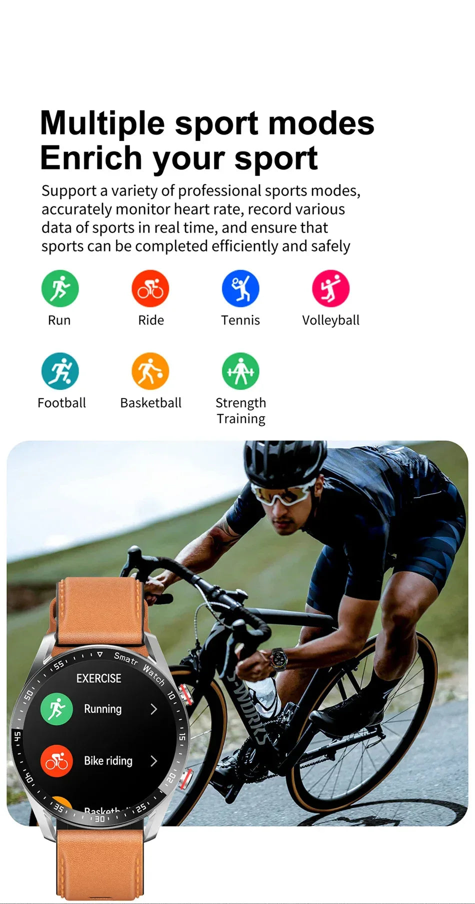 2026 New Voice Call Smart Watch Men GT Series HD AMOLED Screen Heart Rate Sports Watch ECG+PPG Health Smartwatch For Android IOS