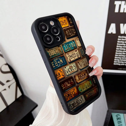 Burgundy Leopard Lips Pool Ball English Printed Phone Case For iPhone 17 16 15 14 13 12 11 Pro Max XS XR X 16 Plus 17 Air Cover