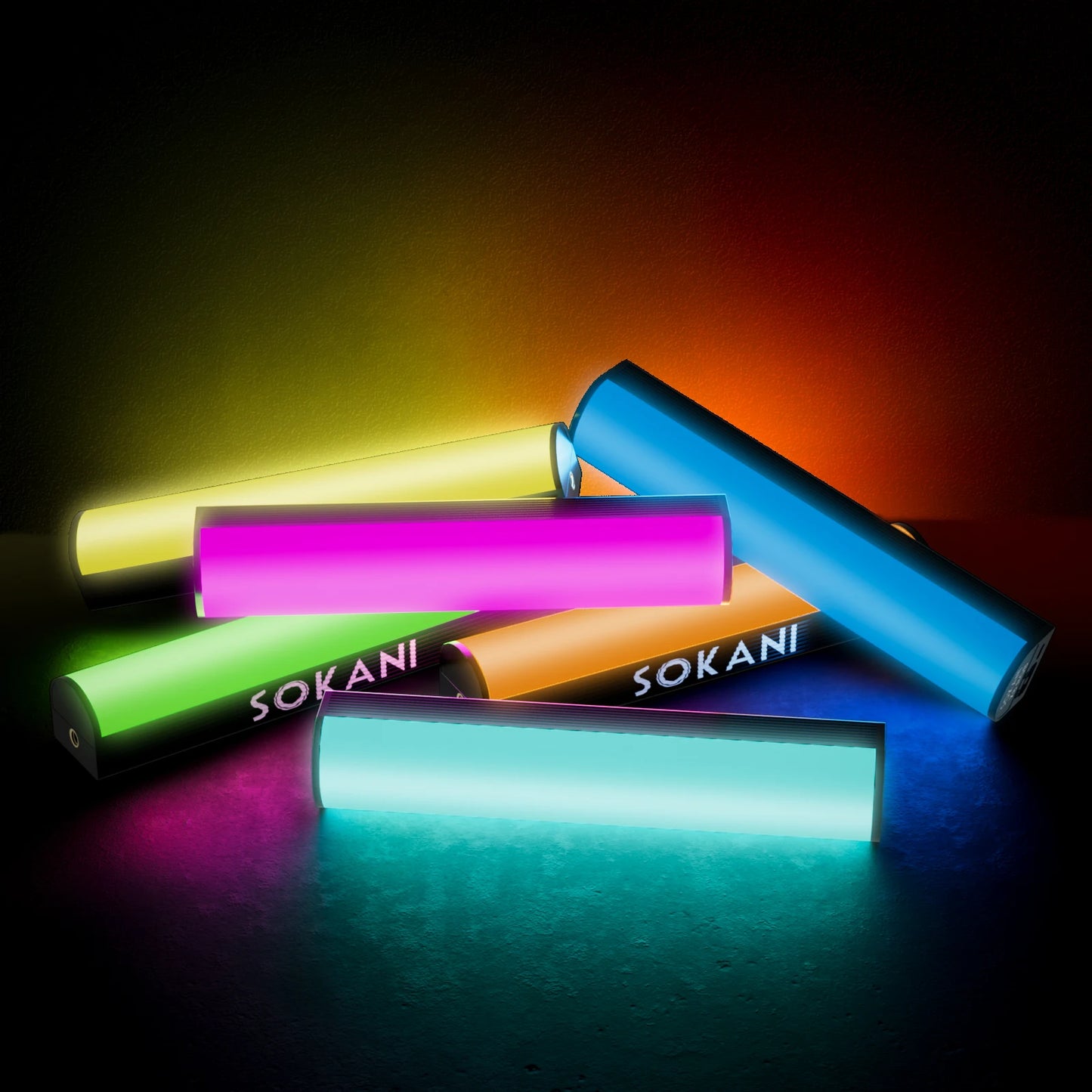 SOKANI X8 LED Photography Light Handheld RGB Light Tube Stick Video Soft Light APP Remote Control vs LUXCEO P200
