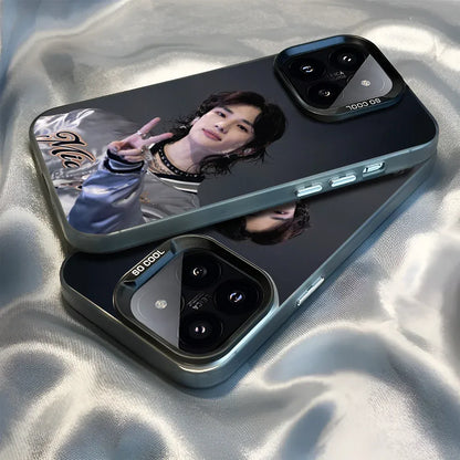 Epc Rapper Dancer H-HyunJin Phone Case IMD Phone Case For IPhone 16 15 14 13 12 11 Pro Max Plus Color Silver Cover