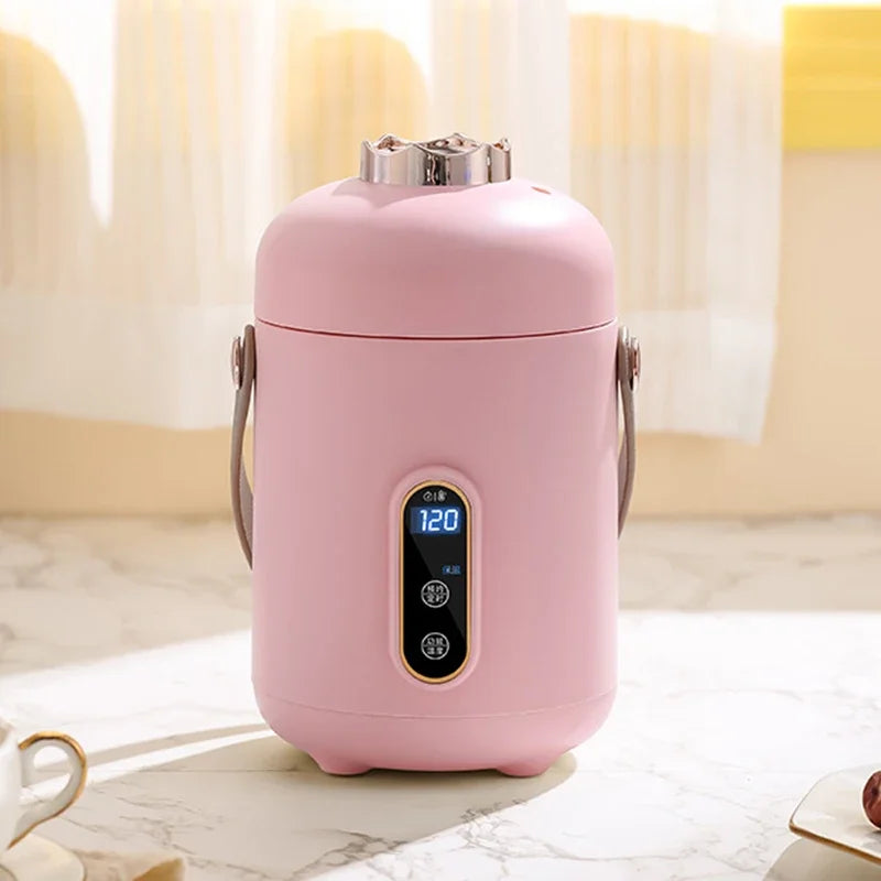 New Mini Rice Cooker Small 600ML Electric Cooker Multifunctional Electric Cooking Pot 12H Reservation Mini Hot Pot For Dormitory