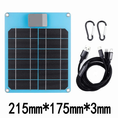 100W 5A-60A Solar Car Battery Charger Kit 5V/12V Fast Charging, high current fast charging Built-in Voltage Regulator