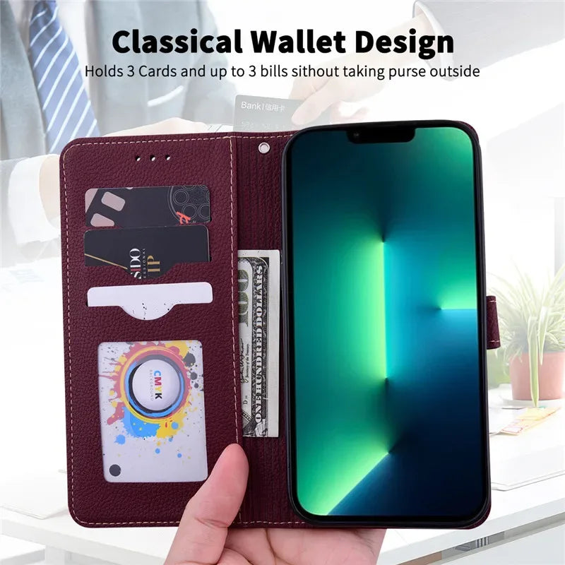 For Poco X7 Pro Case Leather Wallet Phone Case For Xiaomi Poco X7 Pro 5G Case Book Coque Fundas Cover For Poco X7 Pro 5G Bumper
