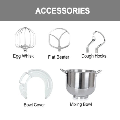 Kitchen 11 Liters Big Capacity Food Mixer 2000w Electric Food Stand Dough Mixer with Stainless Steel Bowl