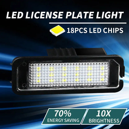 2Pcs For Porsche Cayenne 958 92A 2011 2012 2013 2015 2015 2016 2017 2018 2019 2020 2021 2022 LED Number License Plate Lights