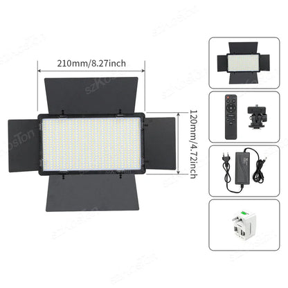 RGB Photography Video LED Fill Light Panel Photo Studio Lamp Kit For Video Recording Shoot Youtube Tiktok Live Streaming Lamp