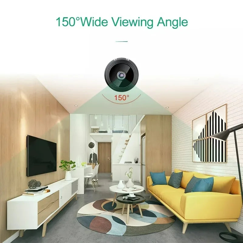 1/4pcs Mini Wireless Camera WiFi Hidden Camera Motion Detection, And Home Security for Indoor Outdoor Pet Monitoring USB Powered