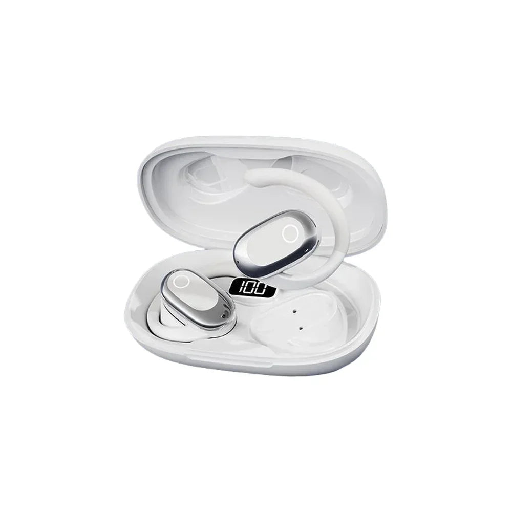 OWS Headphones Over-Ear Open-Ear Wireless Bluetooth Earphones Style Noise Cancellation Rotatable Feature With Mic Portable Audio