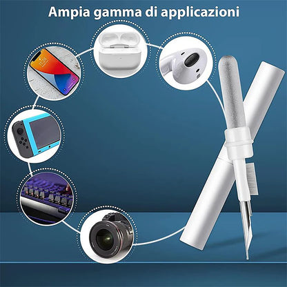 Headphone Cleaning Pens Bluetooth Earphone Cleaning Tools Multifunctional Phone PC Screen Keyboard Integrated Cleaning Brush Kit