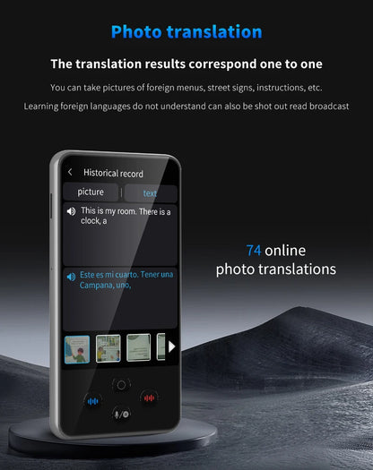 Language Translator Device Support 138 traductor de idiomas en tiempo real Translation AI Translator with ChatGPT Translator