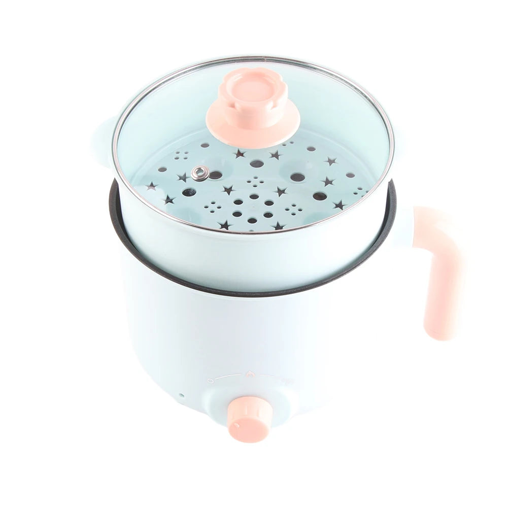 Mini Electric Hot Pot Multifunctional Small Electric Hot Pot for Home Students Dormitory Travel CN 220V Portable ElectricHot Pot