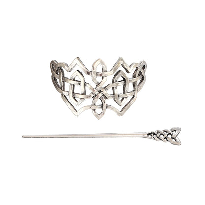 Irish Celtic Knot Hairpin Hair Accessory Fashionable Trendy Versatile Hair Ornament Viking Retro Norwegian Style Accessory Party Accessory Valentine's Day Mother's Day Birthday Gift
