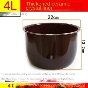 Electric pressure cooker liner multicooker bowl 4L 5L 6L liter non-stick pan double spray thickening
