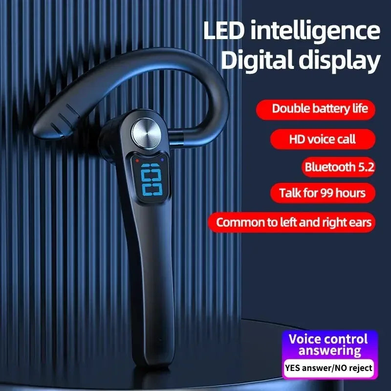 Wireless Headphones With Microphone Bluetooth Earphones ENC Noise Cancelling Hands-free Headset Busines Auriculares Driving
