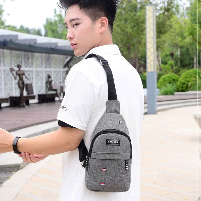 Men's Waterproof Fanny Pack with Adjustable Strap for Outdoor Activities Large Capacity Travel Running Hiking Cycling