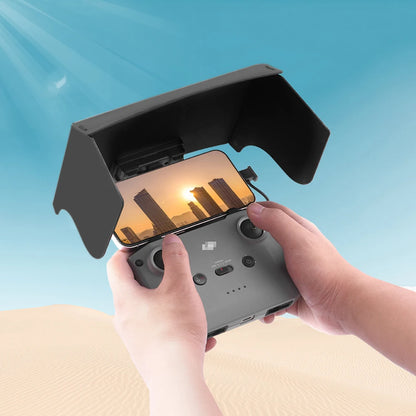 For DJI Mavic 3/Mini 2/Air 2/Air 2S/Mini 3 Pro RC-N1 Remote Controller Hood Sun Shade Mobile Phone Monitor Light Cover Drone