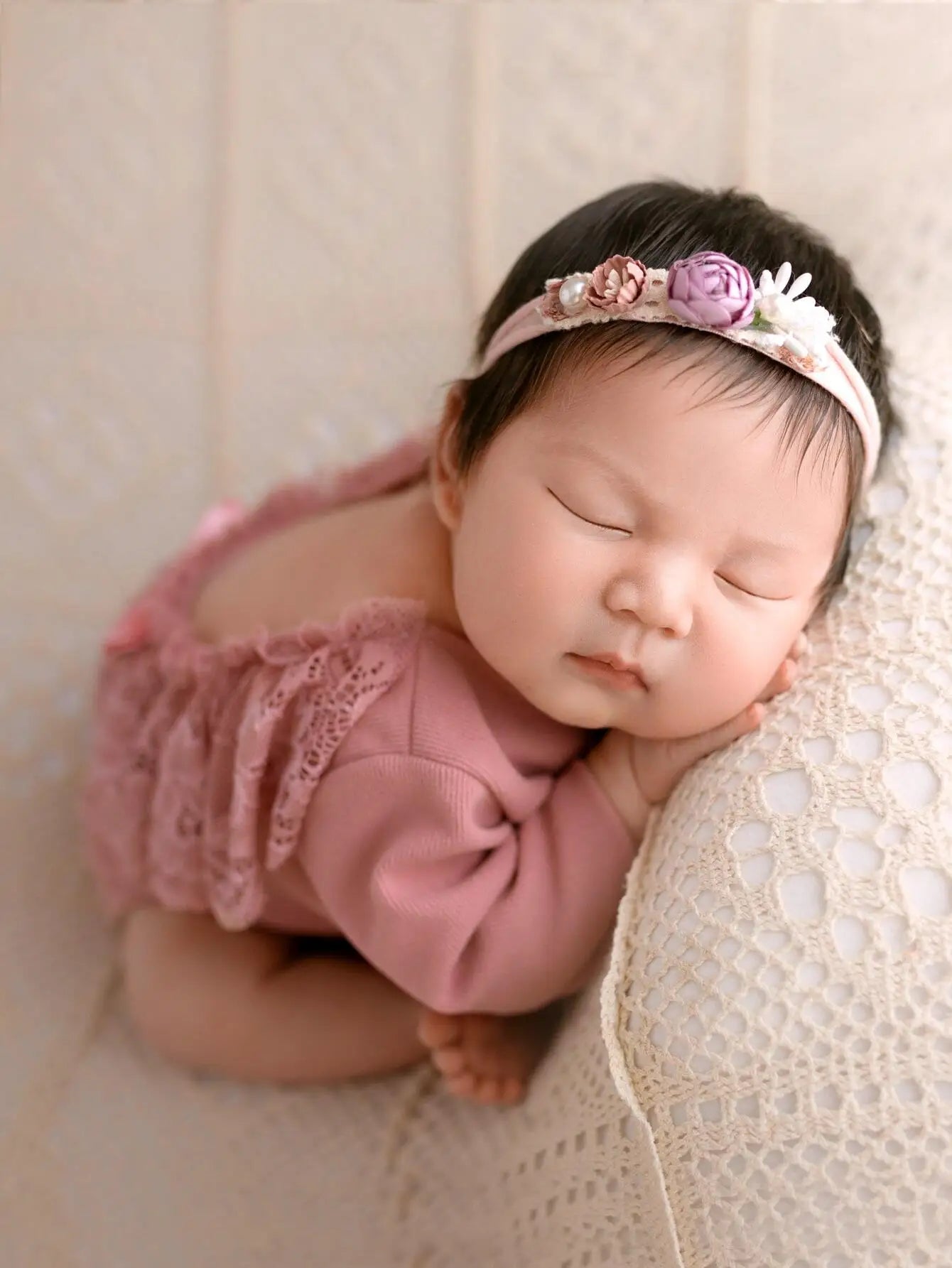 Ylsteed Newborn Lace Romper Baby Girl Photography Props Newborn Shooting Outfits