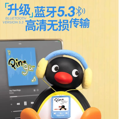 MarTUBE Pingu Bluetooth Speaker Cute Shaking Head Cartoon Penguin Music Radio Wireless Audio Player Birthday Gift For Pingu Fans