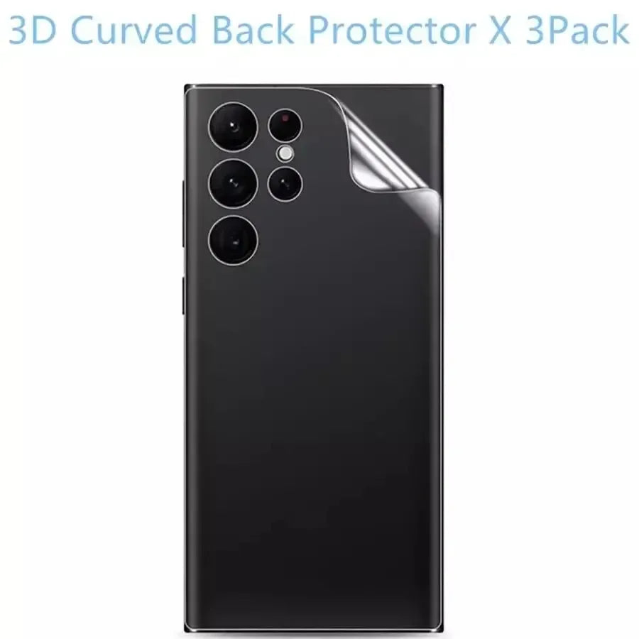 3PCS Back Matte Hydrogel Film for Samsung S24 S23 S22 S21 S20 Ultra FE S10 S9 Plus Screen Protector for Note 8 9 10 20 TPU Film