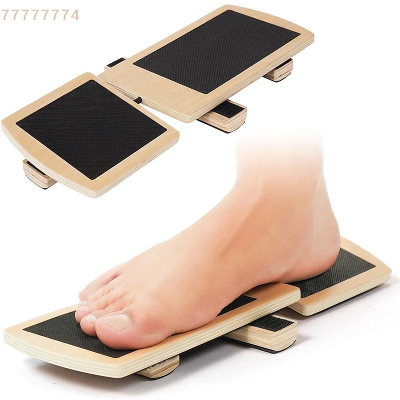 Wooden Pilates Foot Stretcher Strengthener Leg Balance Board Trainer for Ankle Sprain Stability Exercises Fitness Equipment