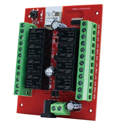 8CH Tuya Wifi Switch Module DC 12V 24V 8 Channels Wireless Relay Module APP Remote Control DIY Smart Home Automation