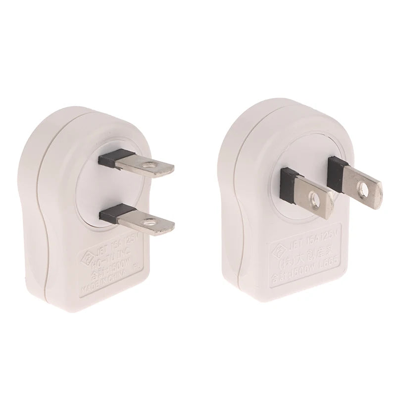 1Pcs US 2PIN 360 Angle Rotatable Power Socket Plug Adapter Foldable Travel Aadapters Power Converter Plug Electrical Socket