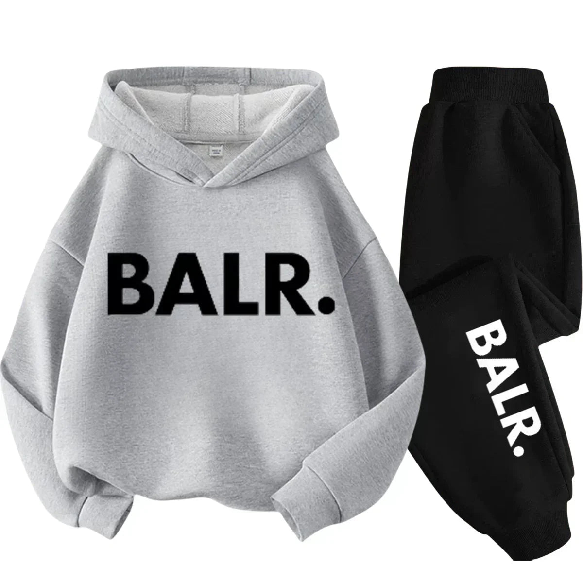 Autumn Warm New York Letter Cool Graphic Print Children Long Sleeve Hoodie +pant Suit 2pcs Set Sweatshirt Boy Girl Kid Sportwear