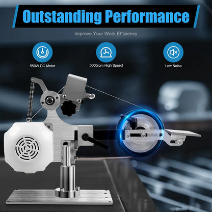 Multi-function Desktop Belt Machine,with Brushless Motor 762x25MM Belt Sander  Sharpener Polishing Grinding Machine