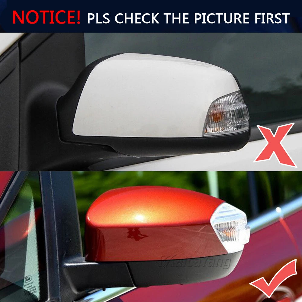 Car Dynamic Turn Signal Light For Ford S-Max 07-14 Kuga C394 08-12 C-Max 11-19 LED Mirror Repeater Sequential Indicator Blinker