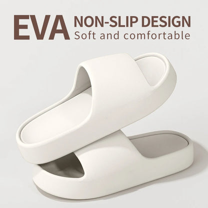 Men's Slippers for Summer Outdoor Wear, Indoor Thick-Soled Bathroom Shower, Anti Slip and Cool Slippers for Men