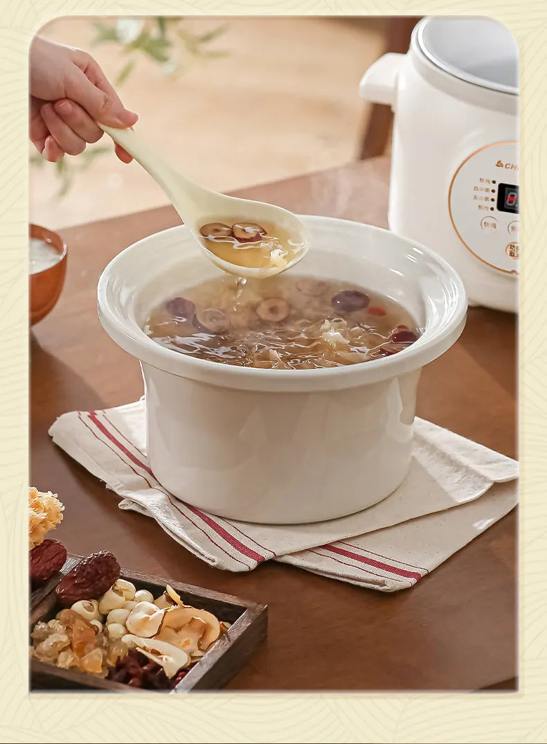 Electric slow cooker for baby food, ceramic household fully automatic stew pot, soup pot, electric slow cooker, porridge cooker