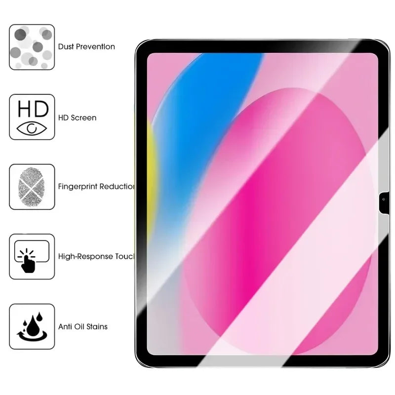 For IPad A16 11th 2025 Tempered Glass Shatterproof Screen Protectors for IPad 11th 10th Air 11 11inch 13 13inch Protective Film