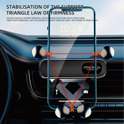 Gravity Car Phone Holder Car Air Vent Phone Mount Universal Shockproof Holder Mount  Clip