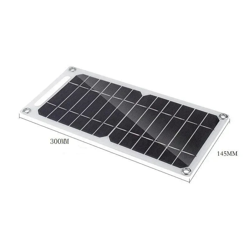 Solar Panel 30W USB Type-C Waterproof Outdoor Hiking Camping Portable Battery Mobile Phone Charging Bank Charging Panel 5V