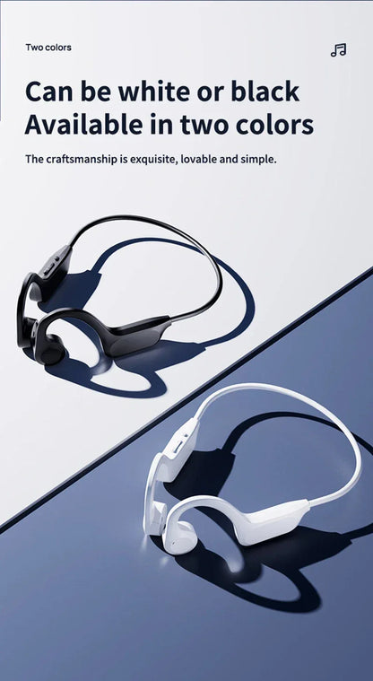 Hot X7 X8 Real Bone Conduction Sport Headphone Wireless Earphone Bluetooth-Compatible Headset Hands-free with Mic for Swimming