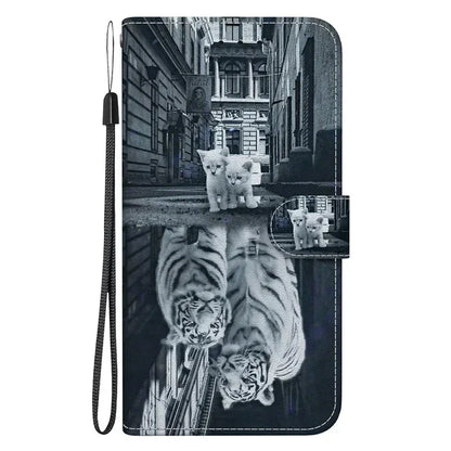 For Xiaomi Redmi 13 Case Solid Color Leather Flip Phone Case for Xaomi Redmi 13 Cover Redmi13 13C 5G Wallet Card Slots Etui
