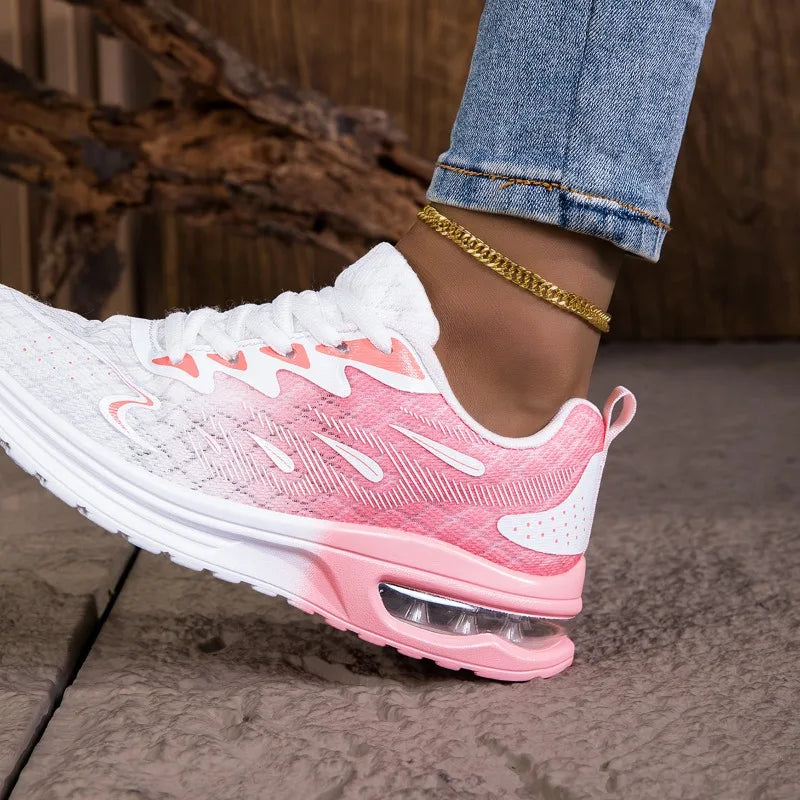 YRZL Women Sneakers Shoes Breathable Lightweight Running Shoes Non Slip Wear Resistant Comfortable Women's  Walking Shoes