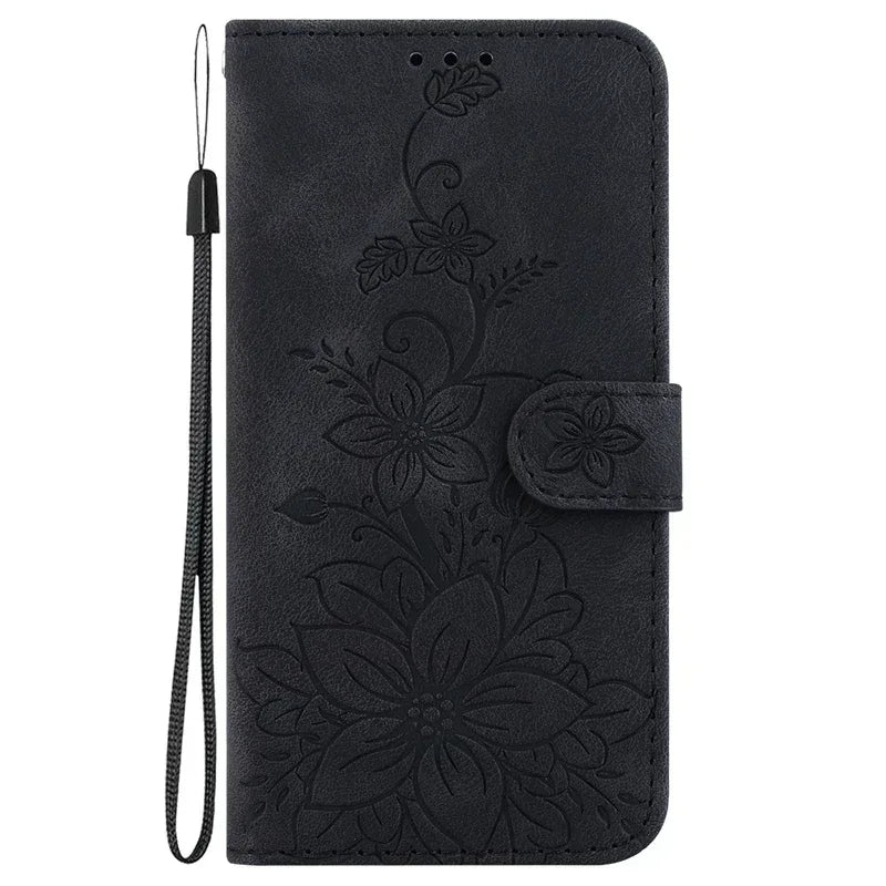 For Xiaomi Redmi 13 Case Solid Color Leather Flip Phone Case for Xaomi Redmi 13 Cover Redmi13 13C 5G Wallet Card Slots Etui
