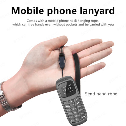 SERVO BM70 Mini Mobile Phone 2SIM Standby Bluetooth Dialer Call Recording Magic Voice MP3 Player Blacklist Small Cheap Cellphone