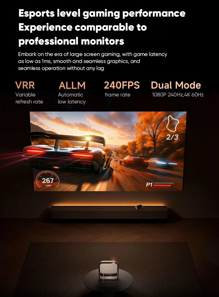 XGIMI Z9X 4K Laser Projector 1500 CVIA Brightness 0.98-1.3:1 Optical Zoom Harman Kardon Audio Smart Home Theater Gaming Beamer