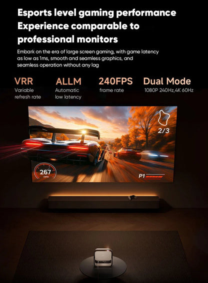XGIMI Z9X 4K Laser Projector 1500 CVIA Brightness 0.98-1.3:1 Optical Zoom Harman Kardon Audio Smart Home Theater Gaming Beamer