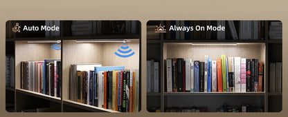 1 Rechargeable Magnetic LED Motion Sensor Light with Adjustable Brightness Temperature, Wireless Under Cabinet & Closet Lighting