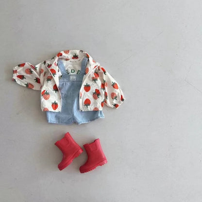 2025 Summer New Baby Denim Strap Shorts Infant Jumpsuit Toddler Boy Girl Fashion Casual Overalls Baby Loose Versatile Clothes