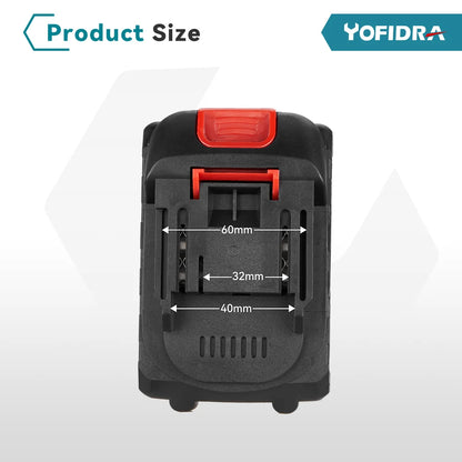 YOFIDRA 928VF 22500mAh Rechargeable Lithium Ion Battery 388VF 15000mAh 128VF Li-ion Battery For Electric Work Power Tool