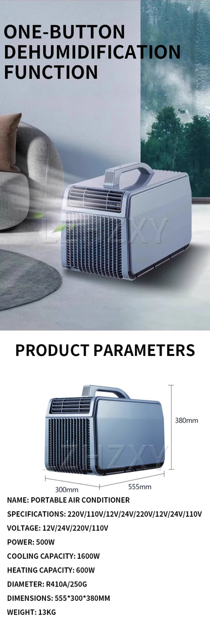 Outdoor mobile air conditioner portable 110V24V/12V universal parking room camping compressor refrigeration