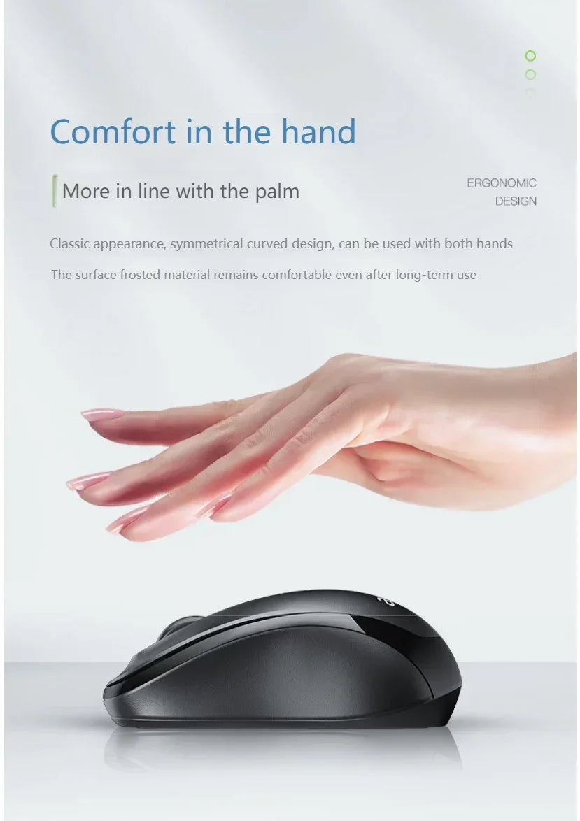 Acer 2.4Ghz Wireless Mouse Optical Portable Business Office Silent Mouse Suitable For Computer Laptop Notebook PC Esports Games
