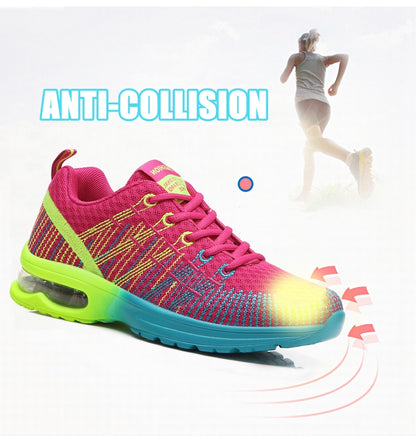 Women Sports Shoes Outdoor High Quality Running Shoes Breathable Athletics Casual Sneaker Ladies Non-slip Sport Walking Shoes