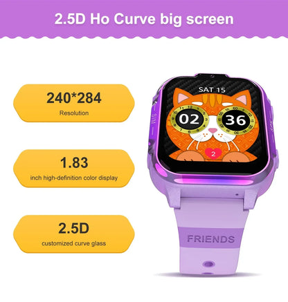 Full Netcom DH20 Children's Smart Watch 4G Video Call Positioning Card Student Phone Watch
