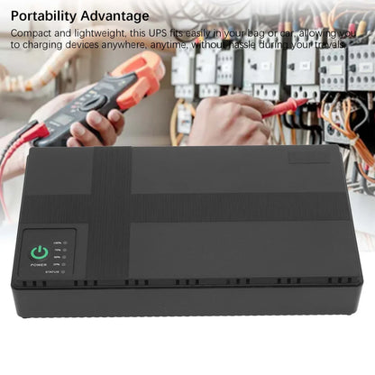 UPS Battery Backup 20000mah Uninterruptible Power Supply Backup Battery Power Supply for Camera Router MP3 MP4 Players
